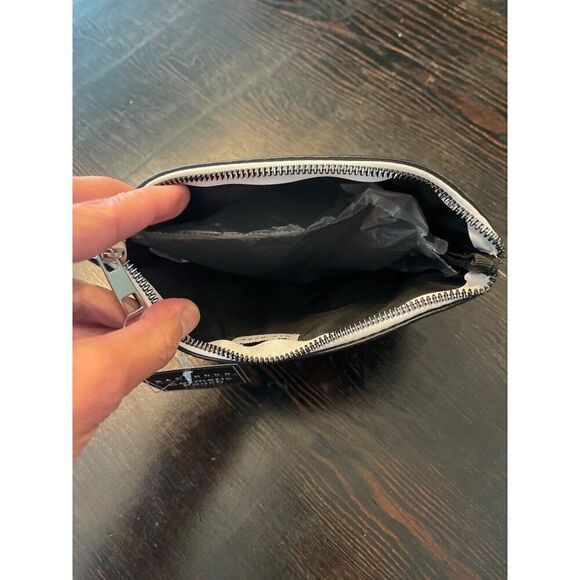 Rae Dunn NWT Queen Bee Cosmetic Pouch 8.25"x5.5"x2.75" PVC & Polyester, Black - Picture 6 of 7